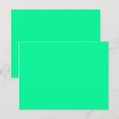 Grün Postkarte (Vorne/Hinten)