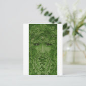 Grün Postkarte (Stehend Vorderseite)