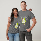Grün-Quaker-Parrot T-Shirt (Unisex)