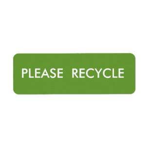 Grün recyceln einfaches warnendes Verschiffen