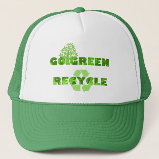 Grün recyceln Klimahut Truckerkappe