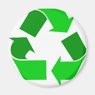 Grün recyceln magnet