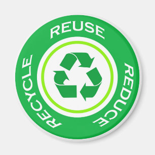Grün recyceln - Magneten Magnet