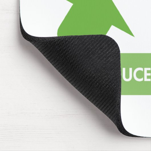 Grün recyceln Wiederverwendung verringern Mousepad (Ecke)