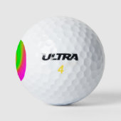 Grün rosa drehen golfball (Logo)