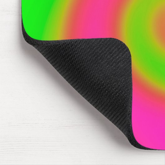 Grün rosa drehen mousepad (Ecke)