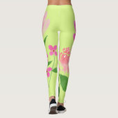 Grün-rosa Leggings (Rückseite)