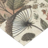 Grün/Rosa Patchwork Vintage Blumenmuster Tischdecke (Schrägansicht)