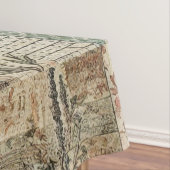 Grün/Rosa Patchwork Vintage Blumenmuster Tischdecke (Beispiel)