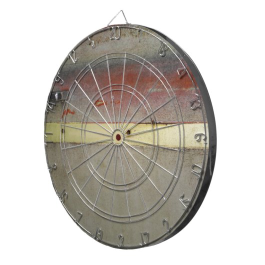 Grün, Rot, Blau und Gelb rostfrei Dartscheibe (Vorderseite rechts)