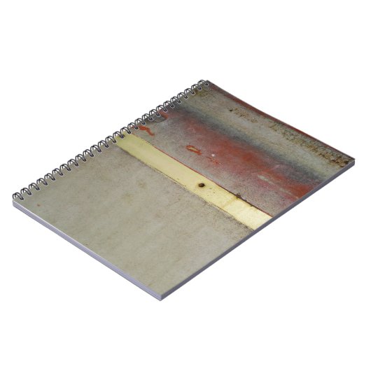 Grün, Rot, Blau und Gelb rostfrei Notizblock (Linke Seite)