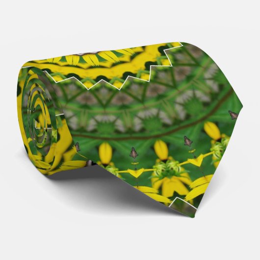 grün, rot, gelb krawatte (Gerollt)