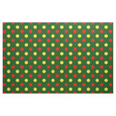 Grün Rot Gelb Polka-Punkte-Design Stoff (Fat Quarter (45,7 x 55,9 cm))