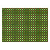 Grün Rot Gelb Polka-Punkte-Design  Tischdecke (Vorderseite (Horizontal))