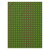 Grün Rot Gelb Polka-Punkte-Design  Tischdecke (Vorderseite)