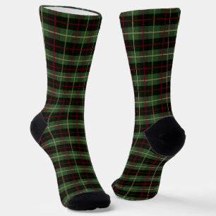 Grün Rot Schwarz Karo Tartan Karo Socken