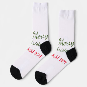 Grün rote Weihnachtsbaum fröhliche Weihnachtsnacht Socken
