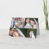 Grün roter Pennant Tree Frohe Weihnachten Ihr Foto (Rückseite)