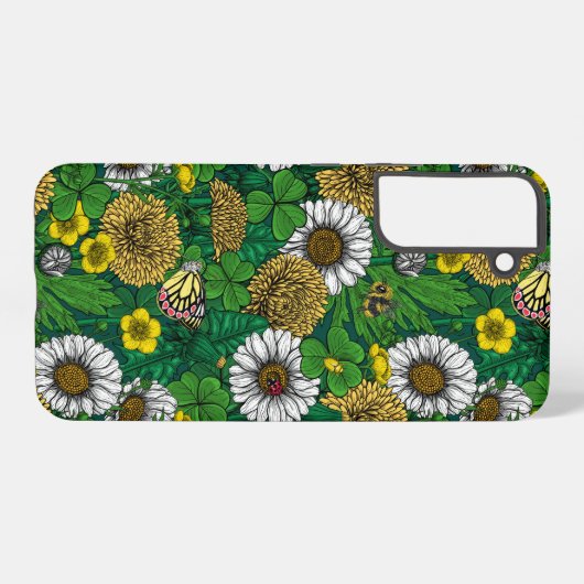 Grün Samsung Galaxy Hülle (Rückseite (Horizontal))