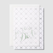 Grün Save the Date Overlay Pergament Einladungen (Versetzt (Einladung))