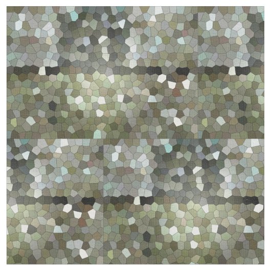 Grün schattiert Buntglas-Baumwolle Stoff (Nahaufnahme)