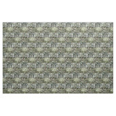 Grün schattiert Buntglas-Baumwolle Stoff (Fat Quarter (45,7 x 55,9 cm))