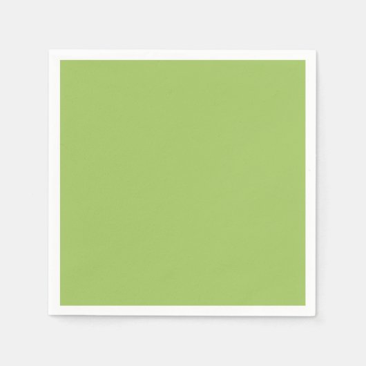 Grün, Schlicht hellgrün, kräftig, leicht grün Serviette (Vorderseite)