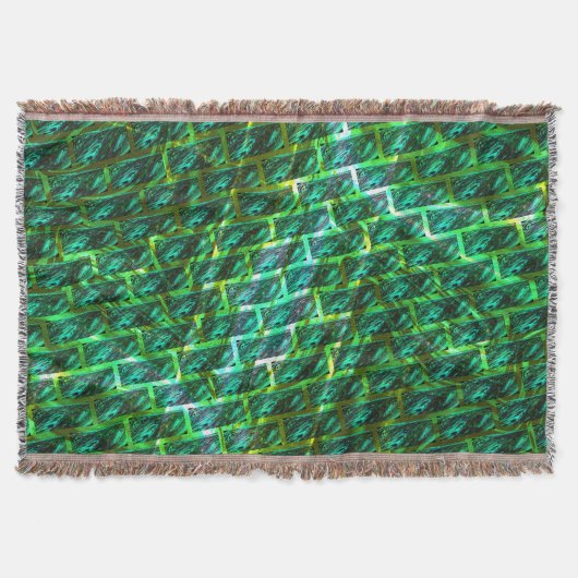 Grün schmuddelig, gekratzt, Gitter oder andere Zie Decke (Vorderseite)