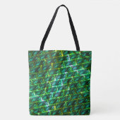 Grün schmuddelig, gekratzt, Gitter oder andere Zie Tasche (Vorderseite)
