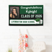 Grün/Schwarz-Abschluss Banner (Insitu)