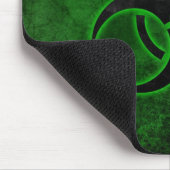 Grün & Schwarz Biohazard-Mauspad Mousepad (Ecke)