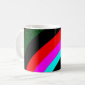 grün,schwarz,glitten,glänzend schön RMdesignflo55 Kaffeetasse (Vorderseite Links)