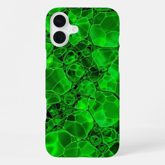 Grün&Schwarz iPhone Hülle (Rückseite)