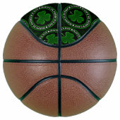 grün/schwarz Kleeblatt St Patrick's Day Thunder_Co Basketball (Rechts)