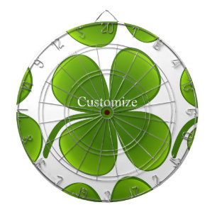 grün/schwarz Kleeblatt St Patrick's Day Thunder_Co Dartscheibe