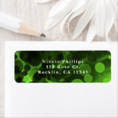 Grün & Schwarz Punkte Moderne schicke Party Einlad (Insitu)