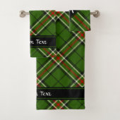 Grün, Schwarz, Rot und Weiß Badhandtuch Set (Insitu)