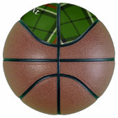 Grün, Schwarz, Rot und Weiß Basketball (Rechts)