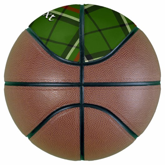 Grün, Schwarz, Rot und Weiß Basketball (Rechts)