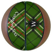 Grün, Schwarz, Rot und Weiß Basketball (Vertikal)