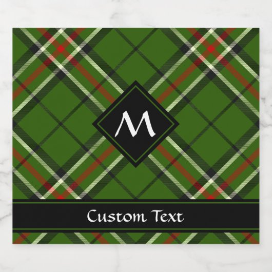 Grün, Schwarz, Rot und Weiß Bierflaschenetikett (Einzelnes Label)