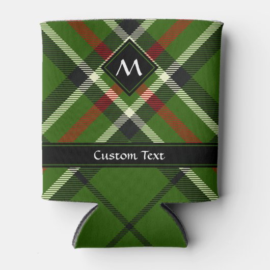 Grün, Schwarz, Rot und Weiß Dosenkühler (Vorderseite)