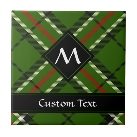 Grün, Schwarz, Rot und Weiß Fliese (Vorderseite)