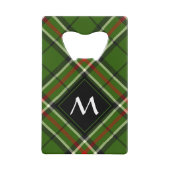 Grün, Schwarz, Rot und Weiß Geldbeutel Flaschenöffner (Vorderseite)