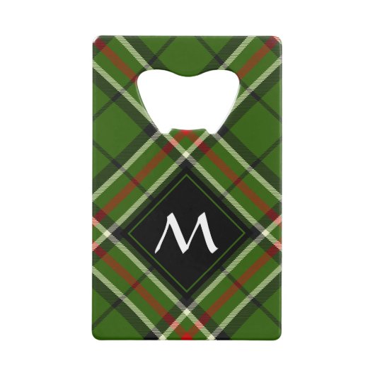 Grün, Schwarz, Rot und Weiß Geldbeutel Flaschenöffner (Vorderseite)