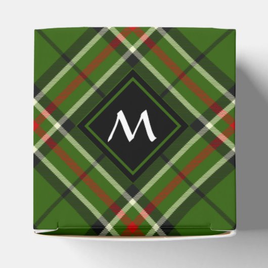 Grün, Schwarz, Rot und Weiß Geschenkschachtel (Oben)