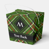 Grün, Schwarz, Rot und Weiß Geschenkschachtel (Rückseite)