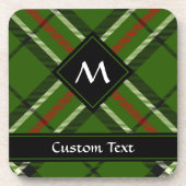 Grün, Schwarz, Rot und Weiß Getränkeuntersetzer (Vorderseite)