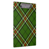 Grün, Schwarz, Rot und Weiß Klemmbrett (Rechts)