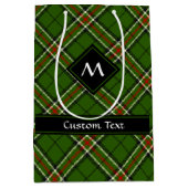 Grün, Schwarz, Rot und Weiß Mittlere Geschenktüte (Vorderseite)